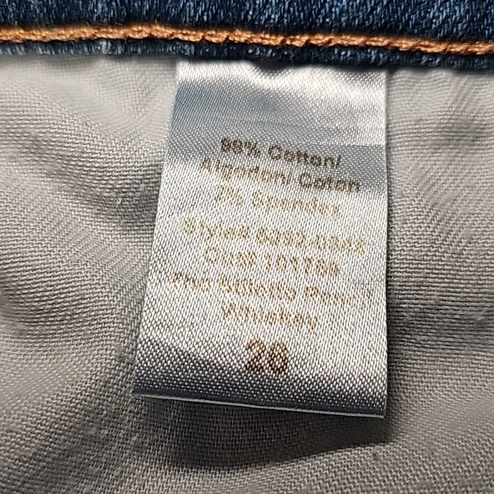 Current/Elliot The Stilleto Pencil Skirt Jean Denim Mid-Length USA Whiskey 26 - Picture 5 of 7